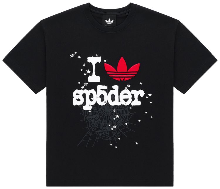 Sp5der x Adidas Souvenir Tee Black