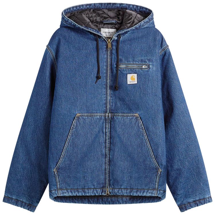 Carhartt WIP Cleveland Jacket Blue Stone Washed