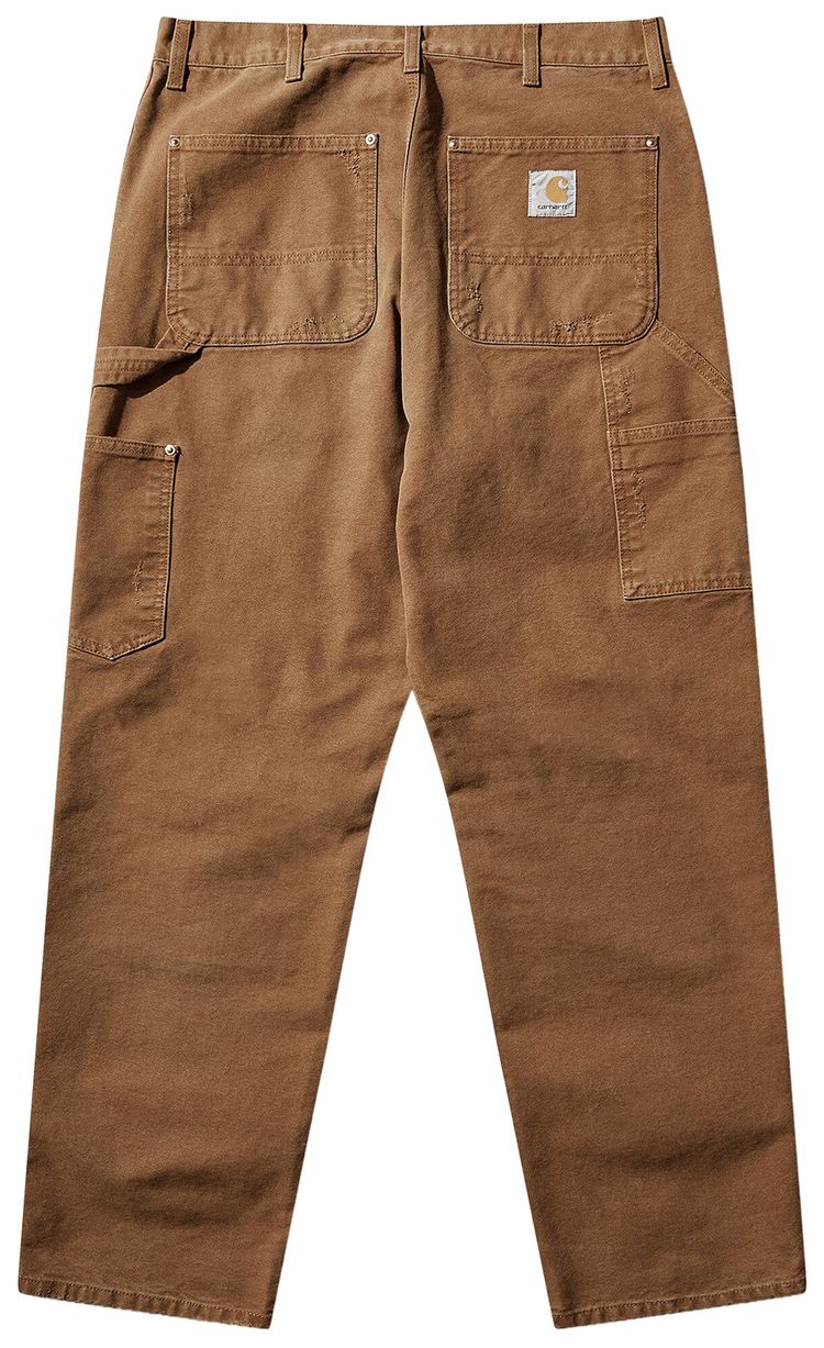 Carhartt WIP Double Knee Pants Hamilton Brown Grind Wash