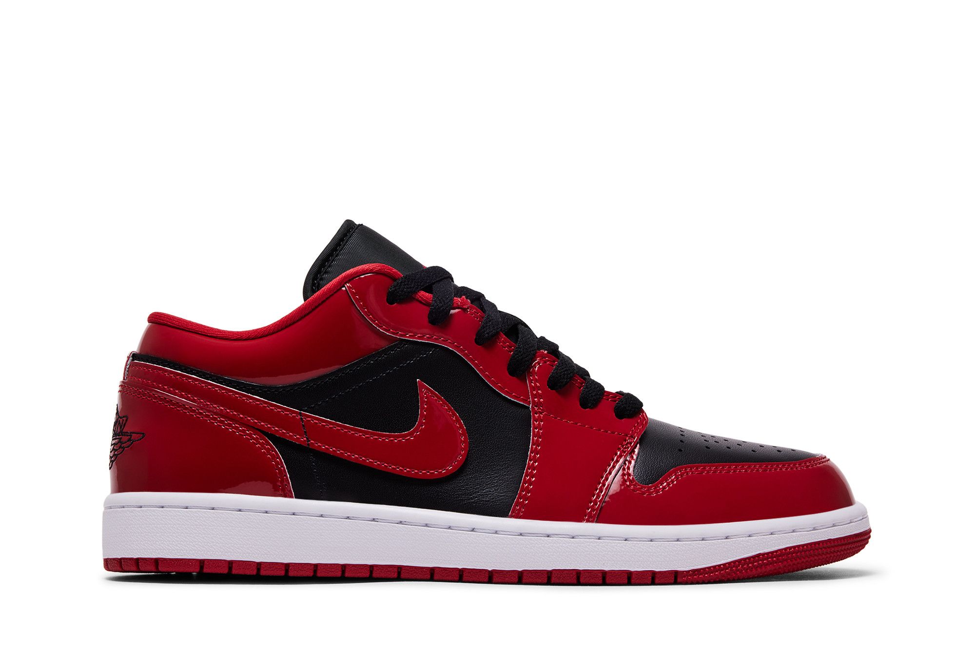 Buy Air Jordan 1 Low 'Patent Varsity Red Black' - HV4089 006 | GOAT