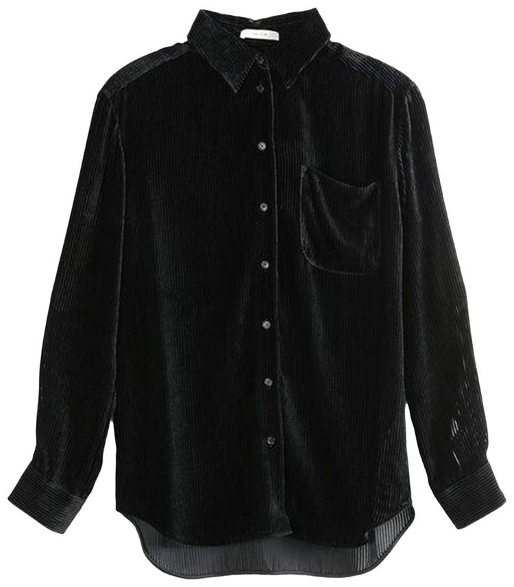 The Row Gavina Shirt Black