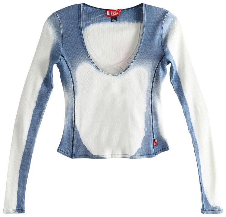 Diesel T Ulio Long Sleeve Top Blue