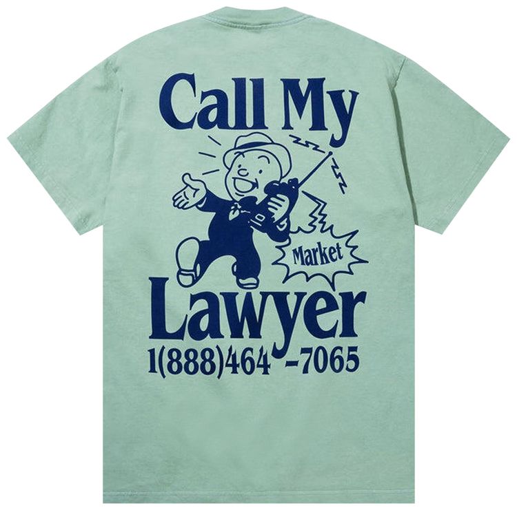 Market Walking And Talking Lawyer T Shirt Malachite Green