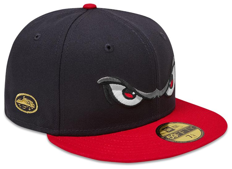 Corteiz Storm New Era 59FIFTY Fitted Cap NavyRed