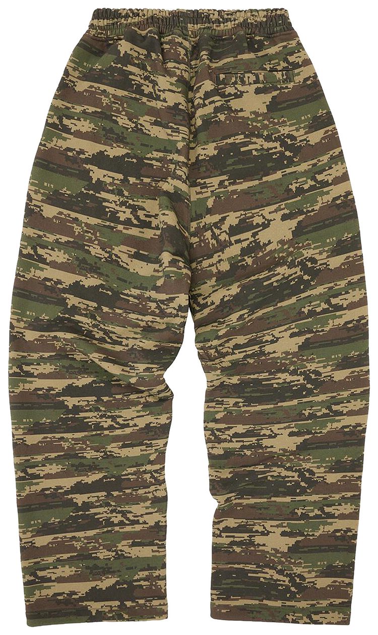 Corteiz Island Puff Print Open Hem Sweatpant Digi Camo