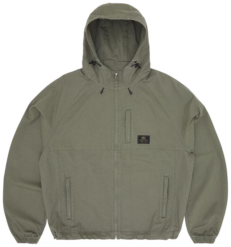 Corteiz Guerillaz Ripstop Jacket Olive