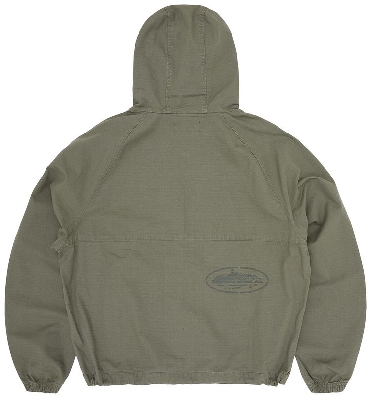 Corteiz Guerillaz Ripstop Jacket Olive