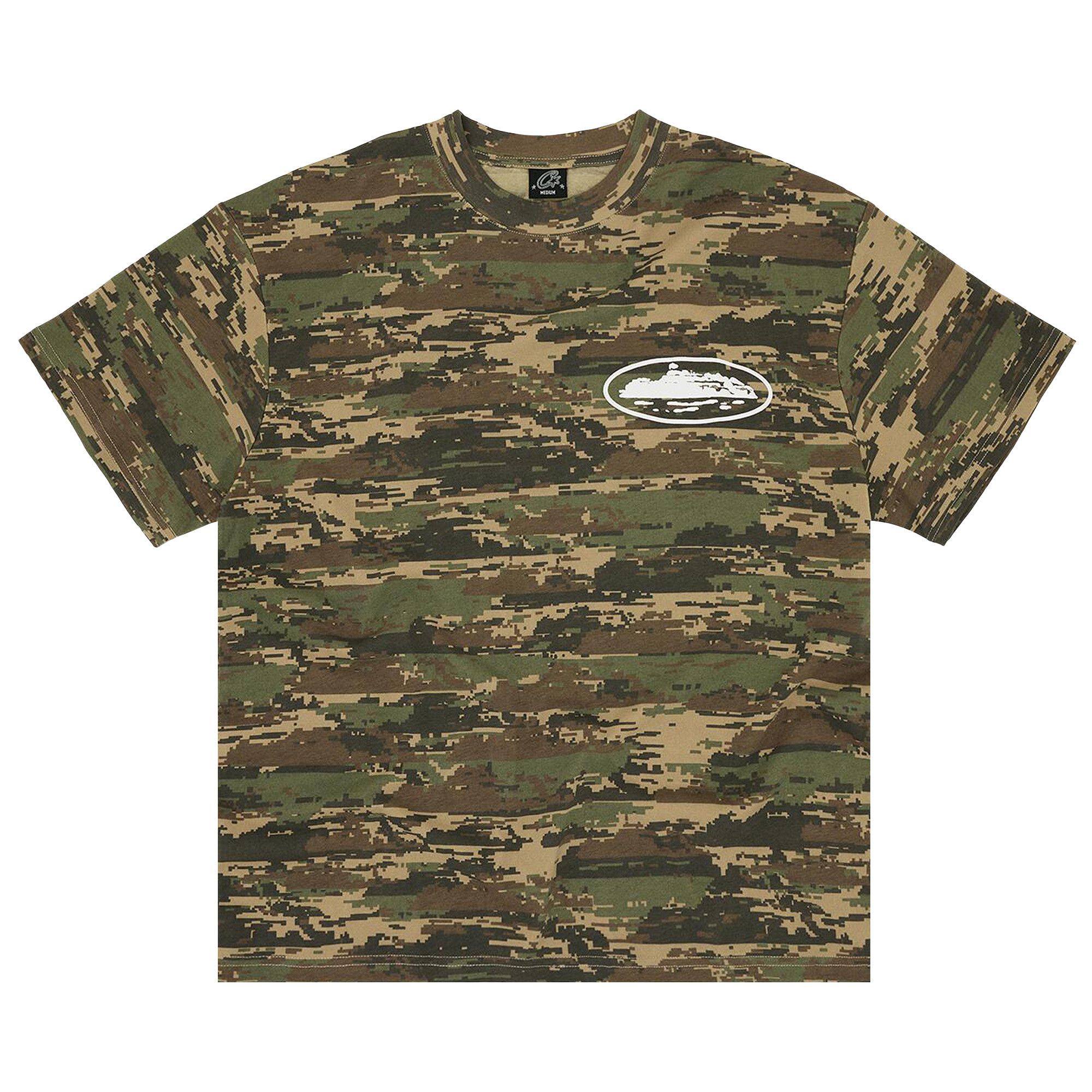 Buy Corteiz Island Puff Print Tee 'Digi Camo' - CRTZ0346 062 | GOAT