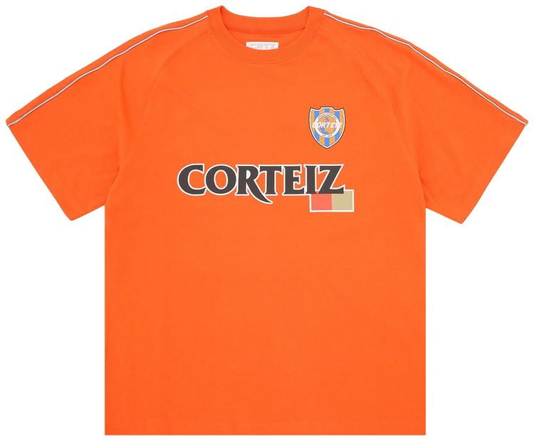Corteiz Giapponese Cotton Jersey Orange