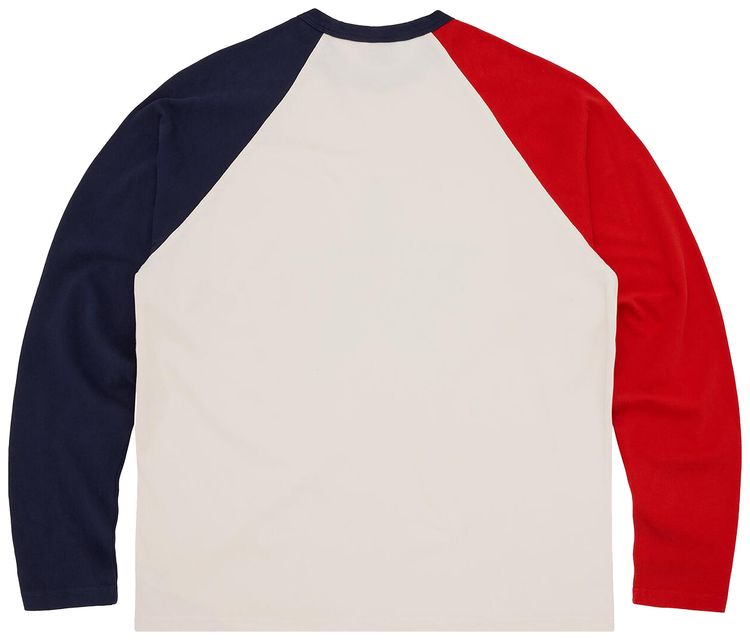 Corteiz Rtw Star Raglan Long Sleeve NavyRed