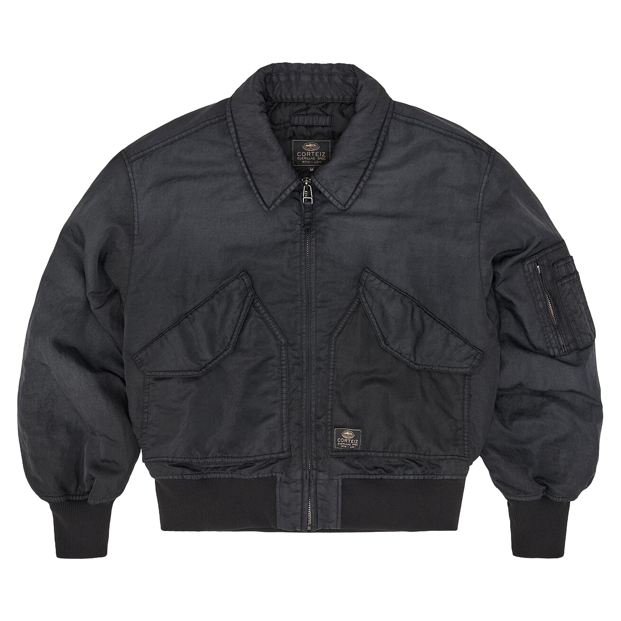 Buy Corteiz Alcatraz Bomber Jacket 'Vintage Black' - CRTZ1536 177
