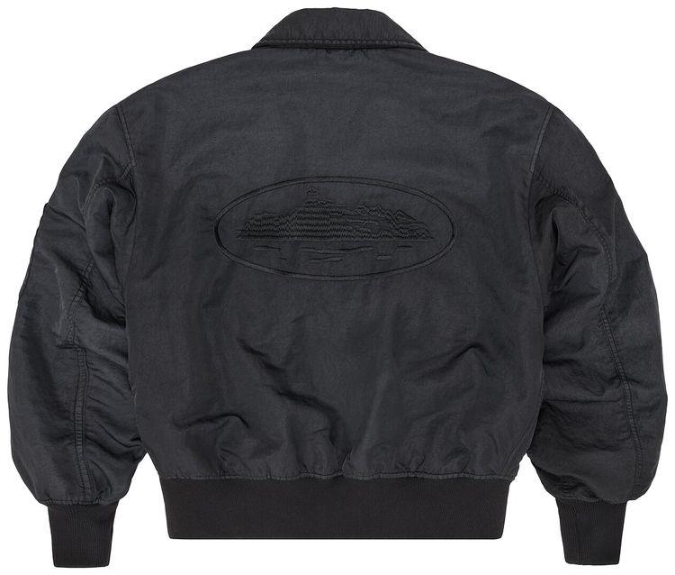 Corteiz Alcatraz Bomber Jacket Vintage Black