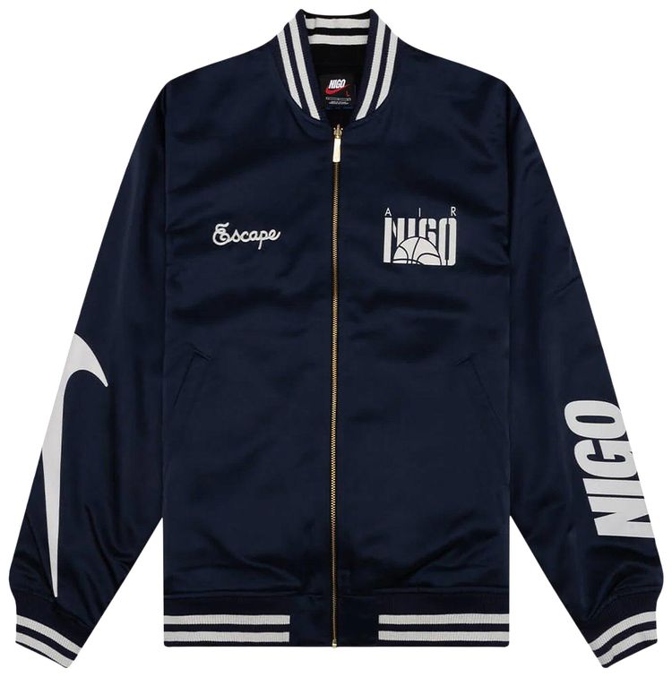 Nike x NIGO Coach Jacket Midnight NavyBlack
