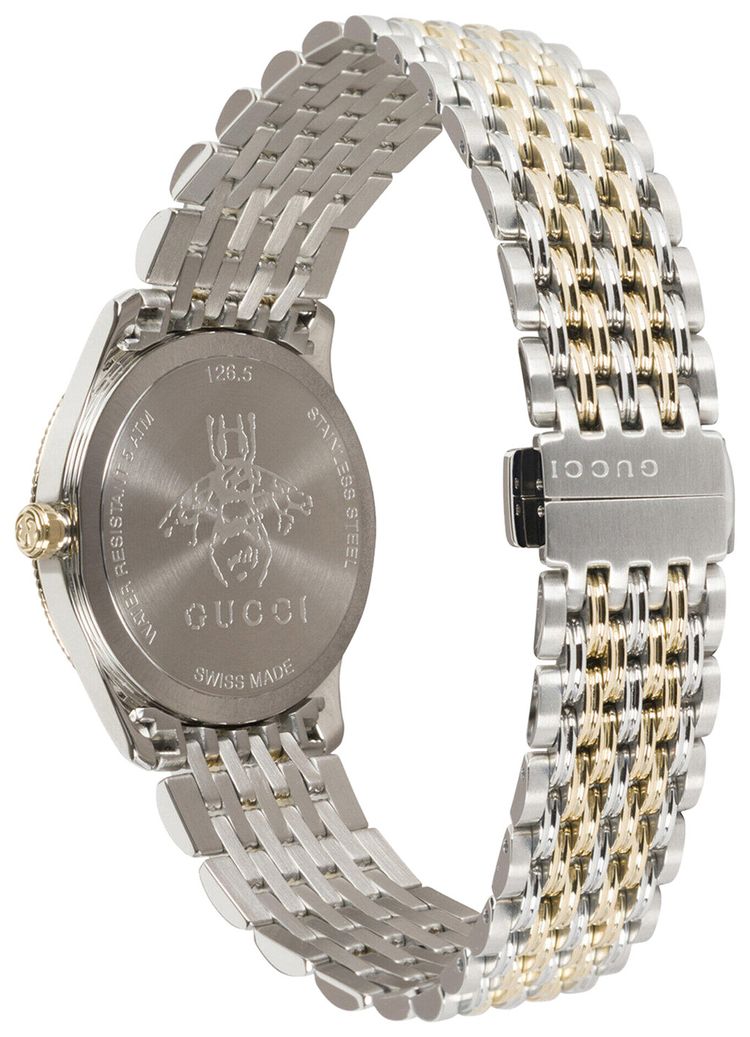 Gucci G Timeless Bracelet Watch Two Tone