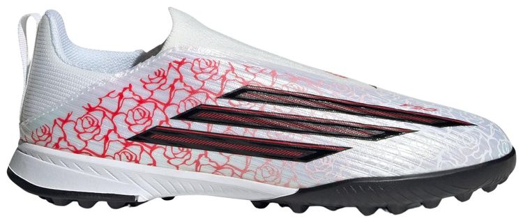 adidas F50 League Laceless TF GS PS Cloud White Core Black Lucid Red
