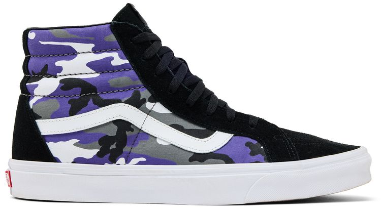 Vans Sk8 Hi Reissue Pop Camo   Purple