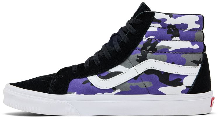 Vans Sk8 Hi Reissue Pop Camo   Purple