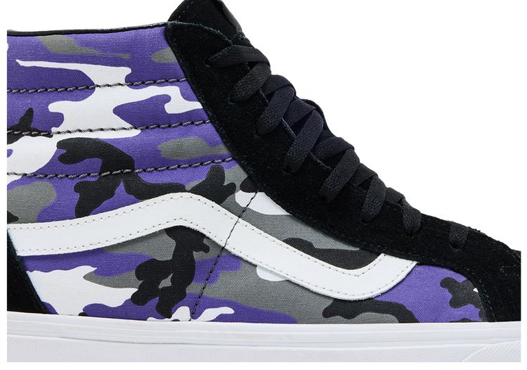 Vans Sk8 Hi Reissue Pop Camo   Purple