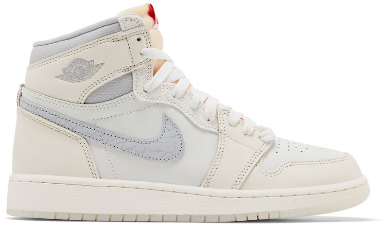 Air Jordan 1 High Retro OG GS Sail University Red