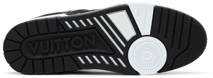 Louis Vuitton Trainer White Black Denim