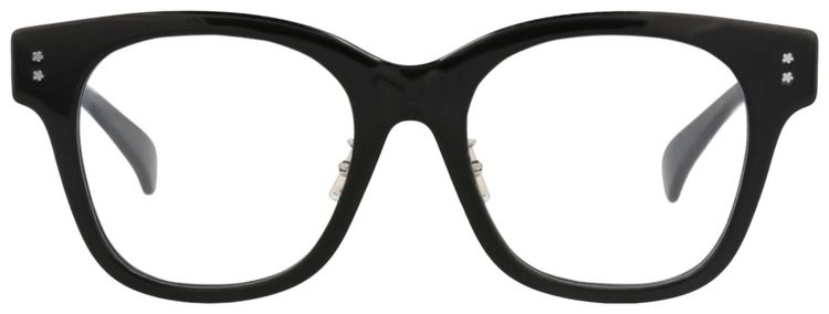 Kenzo Square Frame Acetate Optical Frames BlackTransparent