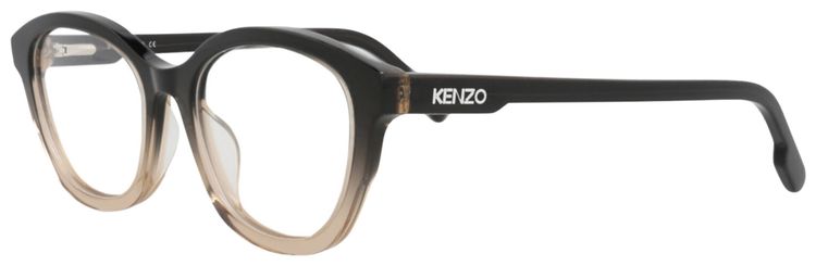 Kenzo Round Frame Acetate Optical Frames GreyTransparent