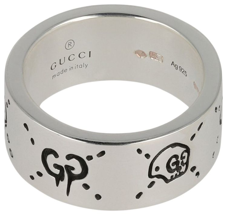 Gucci Sterling Ghost Ring Silver