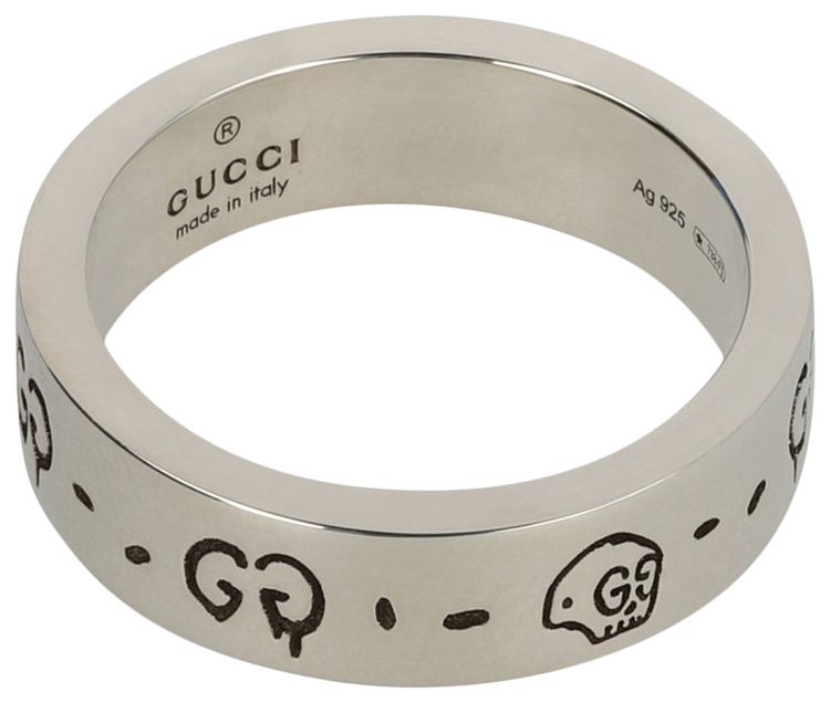 Gucci Sterling Ghost Ring Silver
