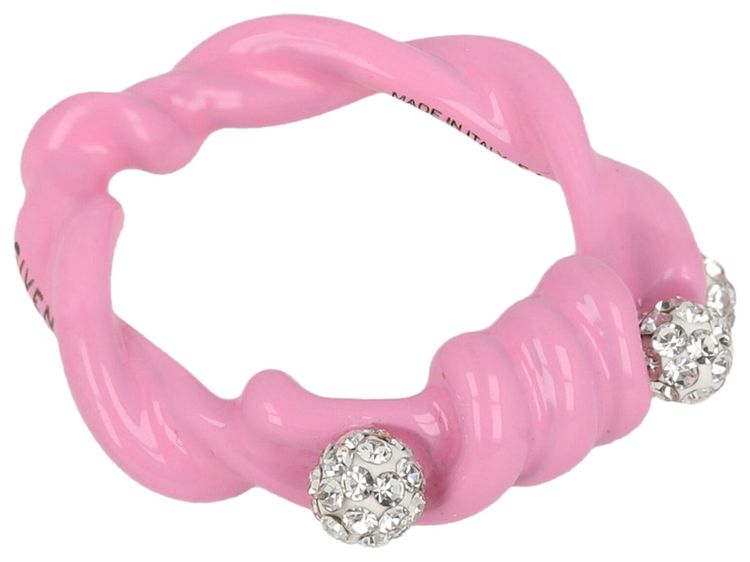 Givenchy Twisted Crystal Ring Bubble Gum