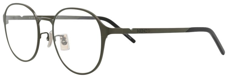 Kenzo Round Frame Metal Optical Frames GreenTransparent