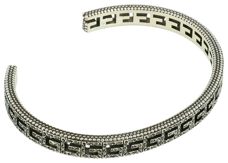 Gucci Sterling Square G Cuff Silver