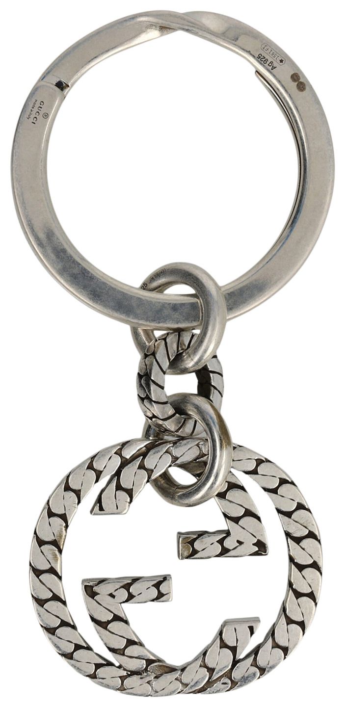 Buy Gucci Sterling Interlocking G Keychain 'Silver' - YBF678 644001 | GOAT
