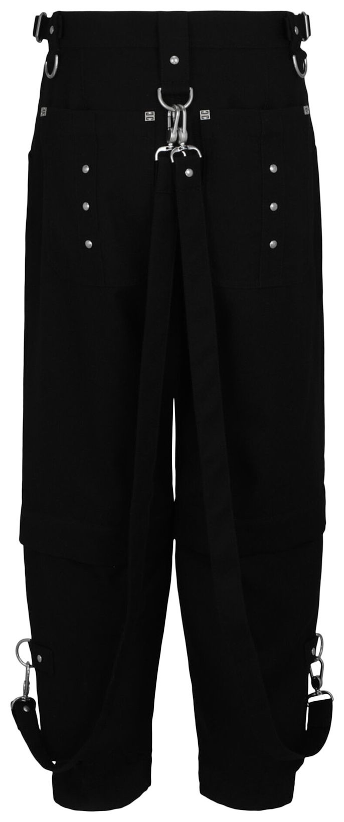 Givenchy Detachable Pants With Suspenders Black