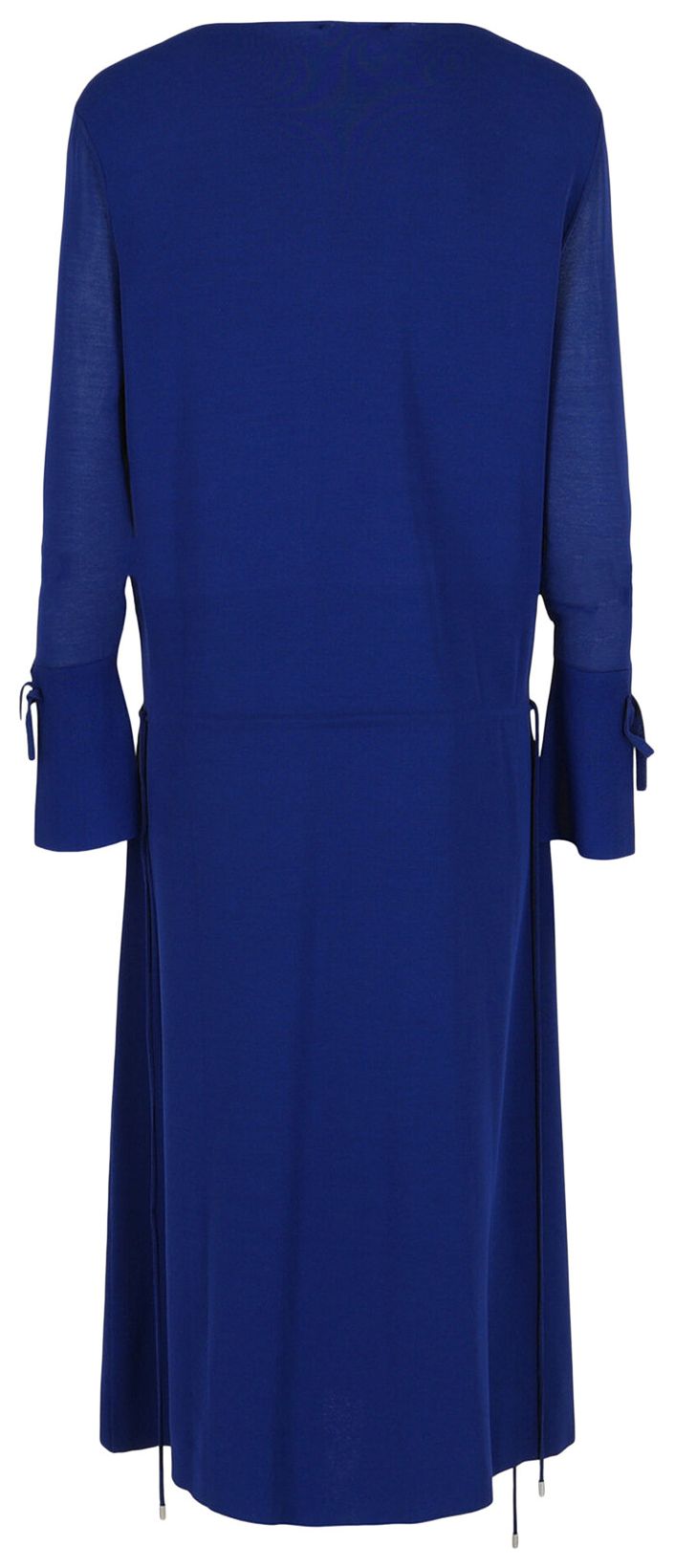 Ferragamo Long Sleeve Midi Dress Blue