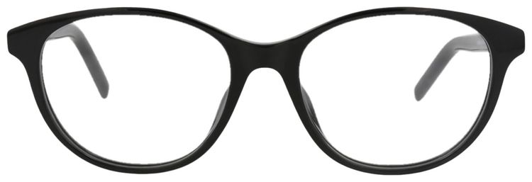 Kenzo Round Frame Acetate Optical Frames BlackTransparent