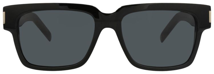 Saint Laurent Square Frame Recycled Acetate Sunglasses Black