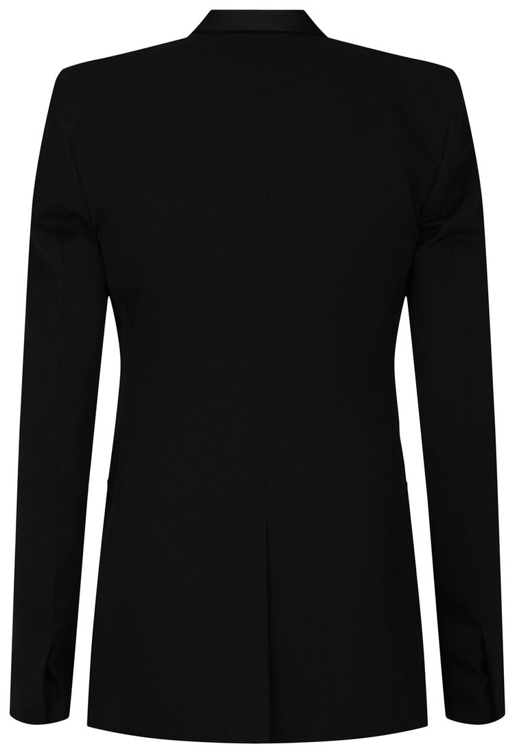 Givenchy Extra Fitted Single Button Blazer Black