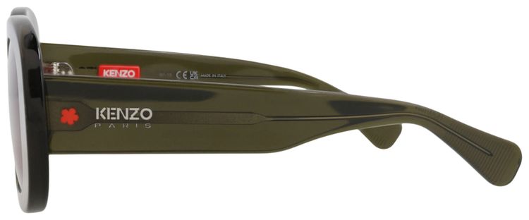 Kenzo Round Frame Acetate Sunglasses GreenRose