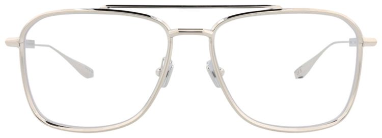 Valentino Aviator Frame Metal Optical Frames SilverTransparent