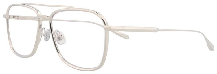 Valentino Aviator Frame Metal Optical Frames SilverTransparent