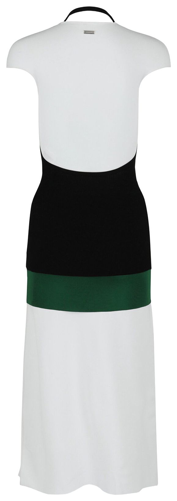 Ferragamo Layered Midi Dress White