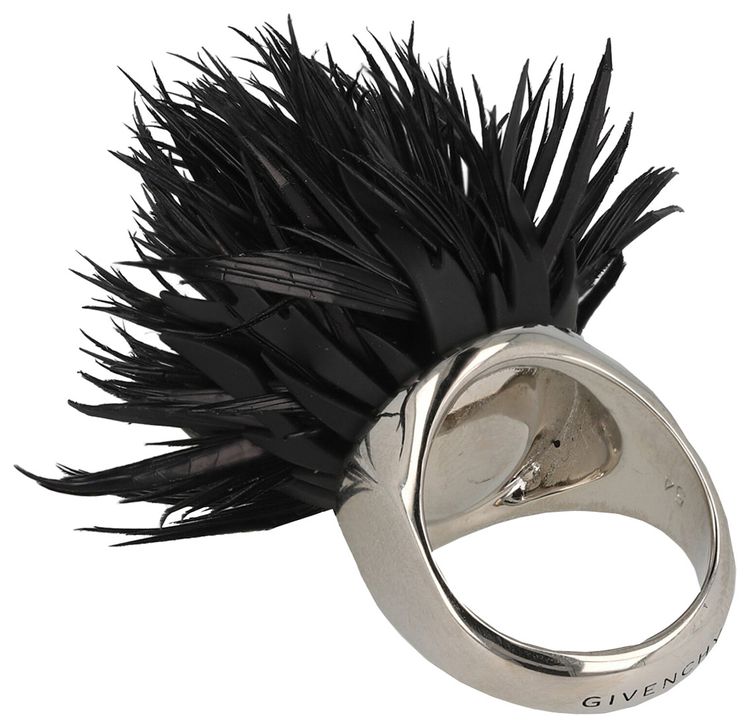 Givenchy Thistle Ring BlackSilver