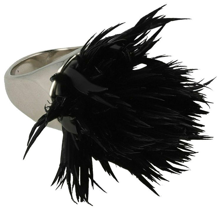 Givenchy Thistle Ring BlackSilver