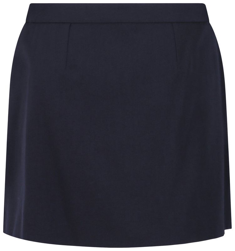 Alexander McQueen Military Detail Mini Skirt Navy