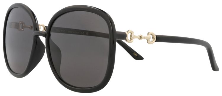 Gucci Square Frame Injection Sunglasses BlackGrey