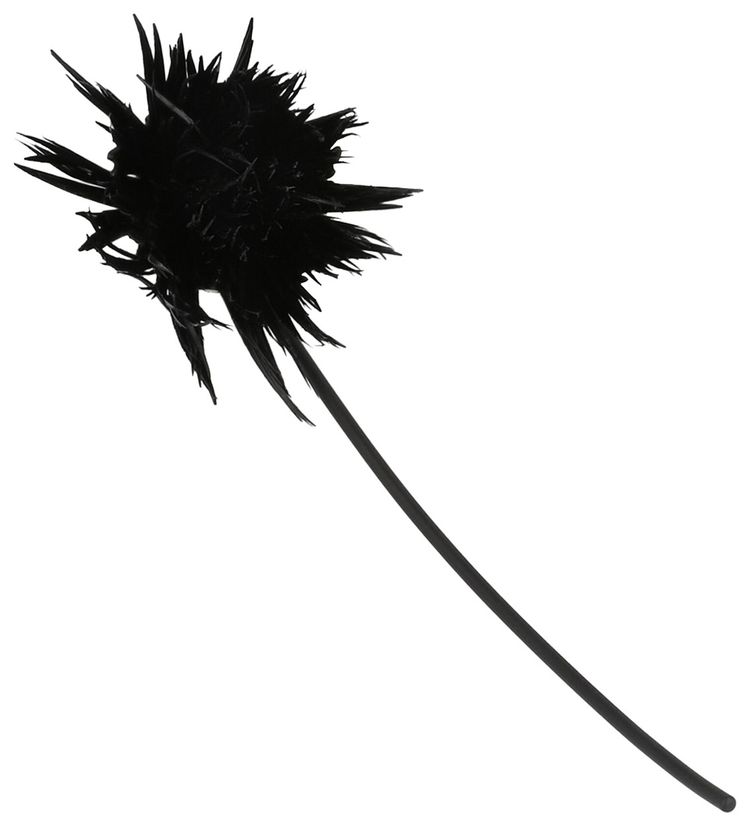 Givenchy Thistle Single Earring Black