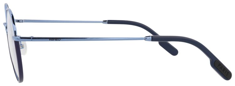 Kenzo Round Frame Acetate Optical Frames BlueTransparent