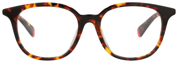 Kenzo Round Frame Acetate Optical Frames HavanaTransparent