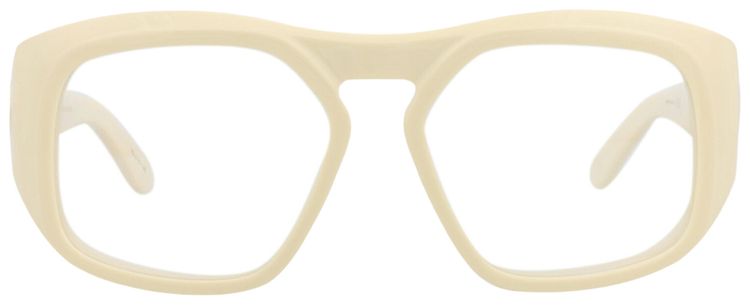 Valentino Square Frame Acetate Optical Frames IvoryTransparent