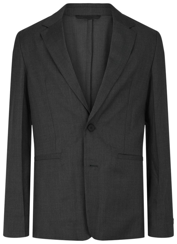 Givenchy Single Breasted Blazer Medium Grey